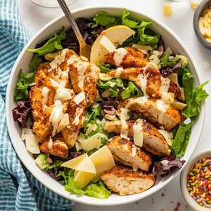 Spicy Chicken Ranch Salad