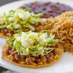 2 Tostadas (Bean)