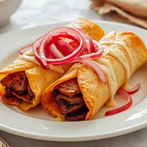 Smoked Pork Shoulder Taquitos