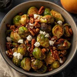 Candied Apple Brussel Sprouts