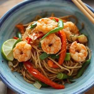 Hakka Noodles (Shrimp)