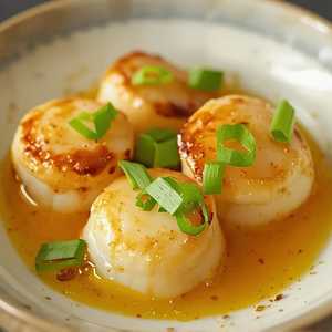 Salted Egg Yolk Scallops
