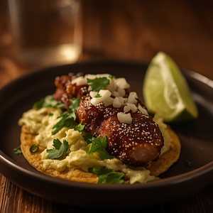 Arepa Con Chicharrón