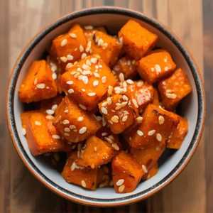 Red Chile Glazed Sweet Potato