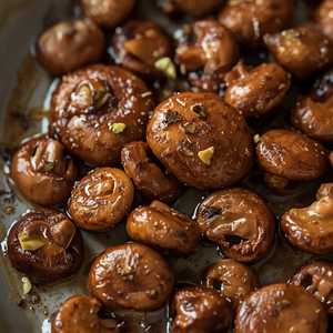 Sautéed Button Mushrooms