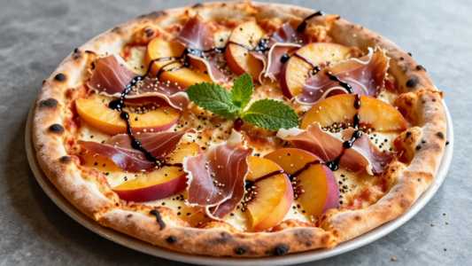 PEACH & PROSCIUTTO