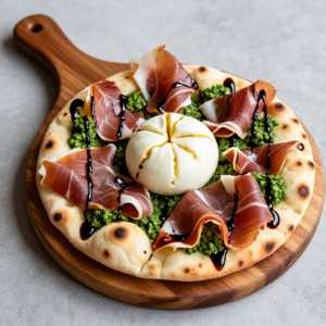 Artisanal Burrata Flatbread