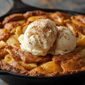 Rustic Apple Black Iron Pie For 2
