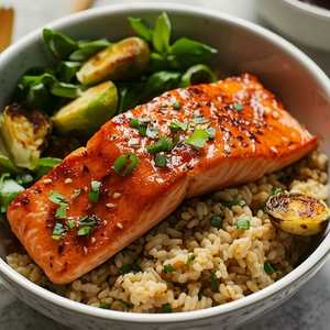 Sesame-Soy Salmon Bowl