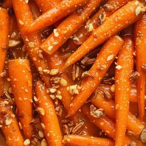 Family Maple Glazed Carrots V