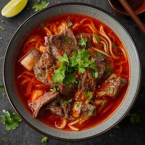 Szechuan Style Beef Noodle Soup