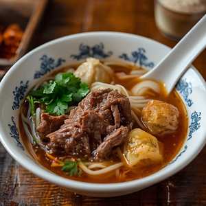 Braised Beef Brisket Wonton Noodle Soup