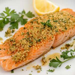 Salmon Oreganata