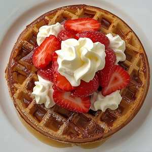 Crème Brûlée Waffles