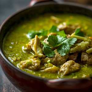 Guisada De Puerco Con Nopales En Salsa Verde