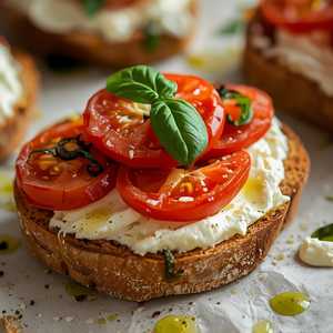 Stracciatella Bruschetta