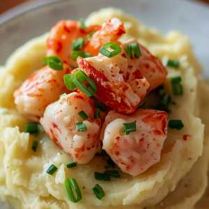 Lobster Garlic Mashed Potatoes