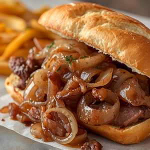 Pan Con Bistec
