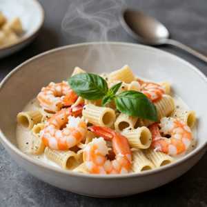 SPICY SHRIMP VODKA RIGATONI