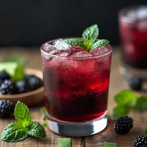 Blackberry Mint Reposado Smash