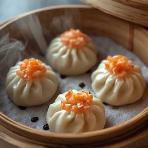 Xiao Long Bao With Crab Meat