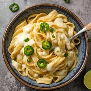 With White Jalapeno Cheese Sauce