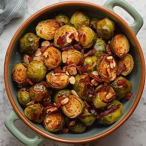 Maple Glazed Brussel Sprouts