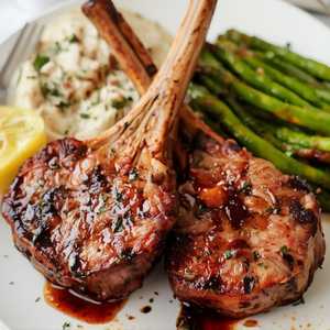 Double Lamb Chops