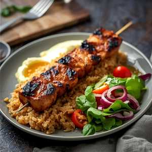 Chicken Kabob Platter