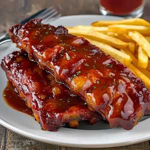 Baby Back Rib Plates - Half Rack