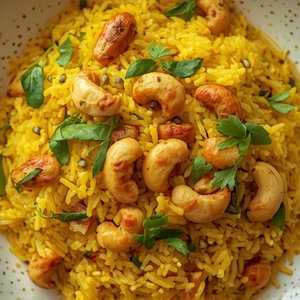 Lemon Cashew Nut Rice
