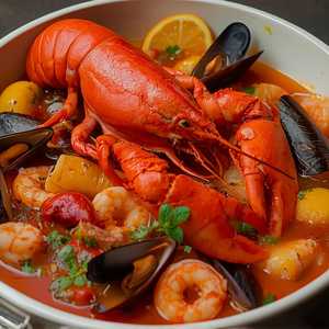 Zuppa Di Crostachei E Pesce Fresco