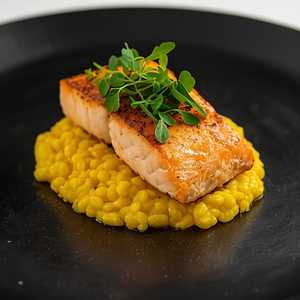 *Cast Iron Seared Salmon
