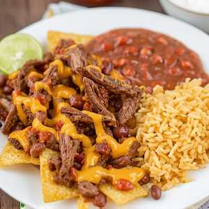 Kids Beef Faj Nachos