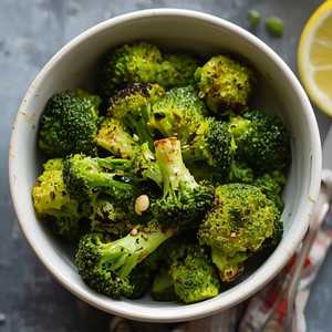 Charred Broccoli with Lemon & Garlic