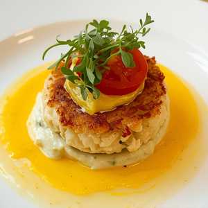 East Meets West Crab Cake