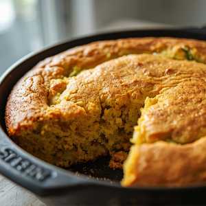 P.C.G. Green Chile Skillet Cornbread