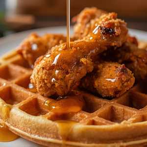 Wings + Waffles