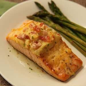 Baked Krab' Salmon