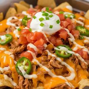 Pulled Chicken Nachos