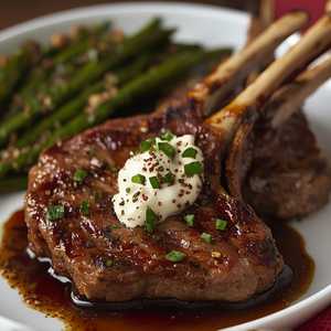 Dry Aged Lamb Lollipops*