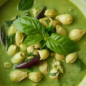 Green Curry With Soft Shell Crab