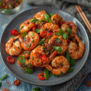 Taiwanese Style Shrimp