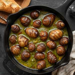 Green Garlic Escargot