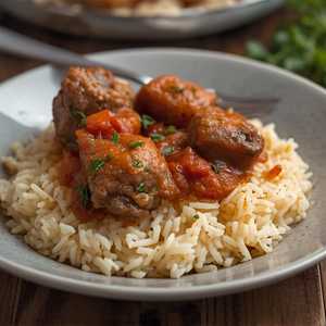 Arnaki Pilafi or Arnaki Lahanika