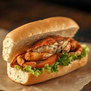 Soft-Shell Crab Po Boy
