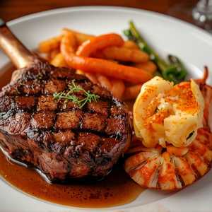 Prime Rib 8oz & Lobster