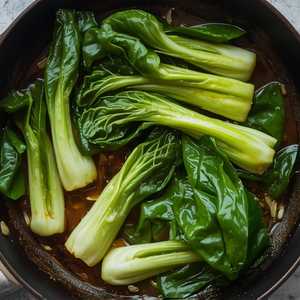 Stir Fried Baby Bok Choy w/Garlic Sauce