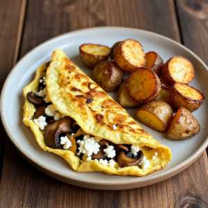 Forest Mushroom Omelette