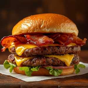 Double Bacon Burger